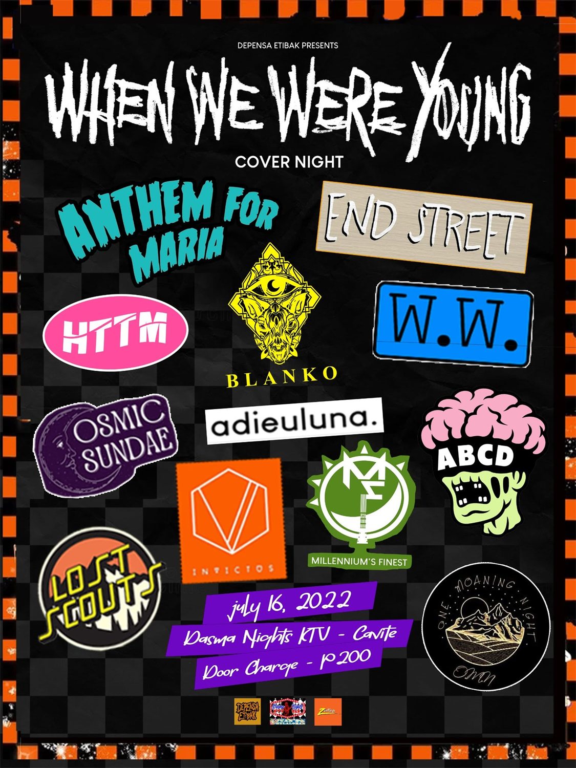 Poster for When We Were Young cover night