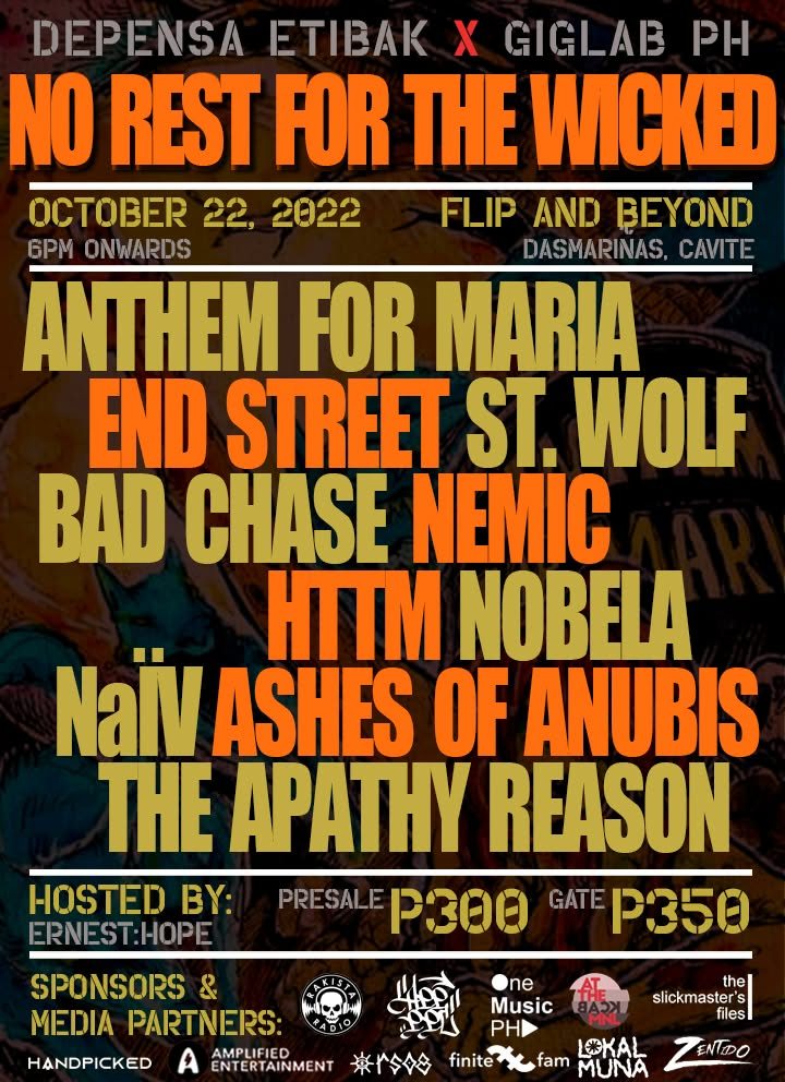 Poster for No Rest for the Wicked